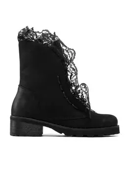 Ботинки на плоской подошве R.Polaski, черный