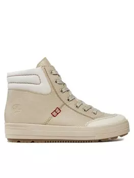 Ботинки на плоской подошве Rieker, бежевый