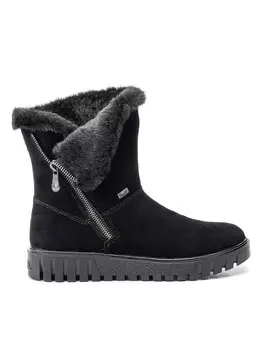 Ботинки на плоской подошве Rieker, черный