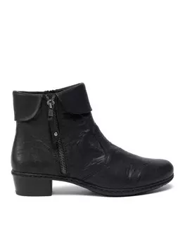 Ботинки на плоской подошве Rieker, черный