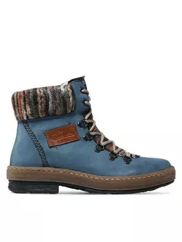 Ботинки на плоской подошве Rieker, синий