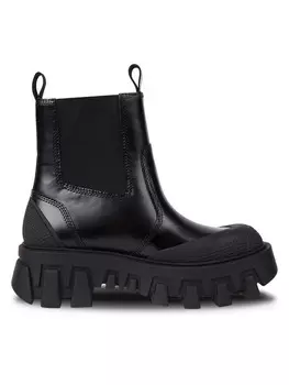 Ботинки на плоской подошве Tjw Chunky Chelsea Mix Material Tommy Jeans, черный