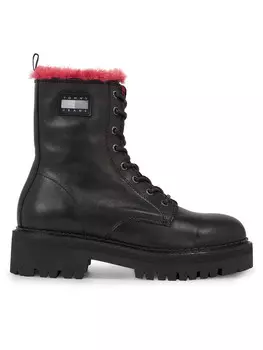 Ботинки на плоской подошве Tjw W Urban Boot Smooth Ltr Wl Tommy Jeans, черный