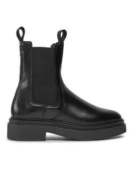 Ботинки на плоской подошве Zandrin Chelsea Boot Gant, черный