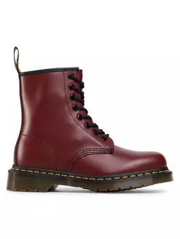 Ботинки на шнуровке 1460 Smooth Dr. Martens, темно-красный