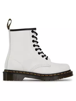 Ботинки на шнуровке 1460 Smooth Dr. Martens, белый