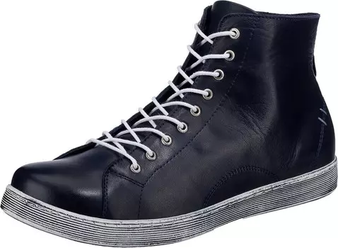 Ботинки на шнуровке Andrea Conti, ночная синяя