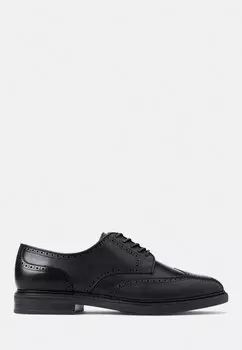 Ботинки на шнуровке ASHER LEATHER WINGTIP SHOE Polo Ralph Lauren, черный