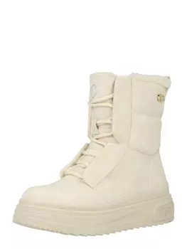 Ботинки на шнуровке BUFFALO Lace-Up Boots Vector, кремовый