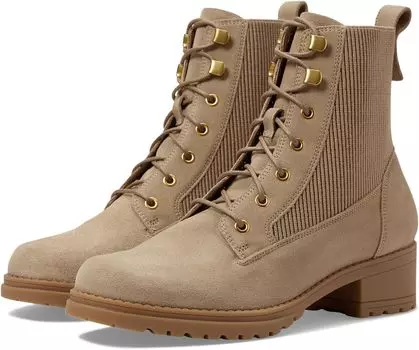 Ботинки на шнуровке Camea Waterproof Combat Boot II Cole Haan, цвет Dark Latte Waterproof Suede