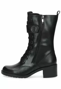 Ботинки на шнуровке Caprice, черный
