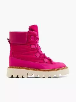 Ботинки на шнуровке Catwalk, фуксия