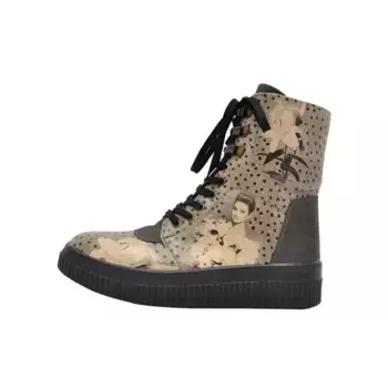 Ботинки на шнуровке DOGO "Women's Future Boots Explore 36 Women's Future Boots Vegan Dam", Vegan, серый