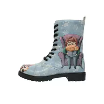 Ботинки на шнуровке DOGO "Женские ботинки Zipsy I Have Cattitude Vegan Женские / женские", Vegan, синий