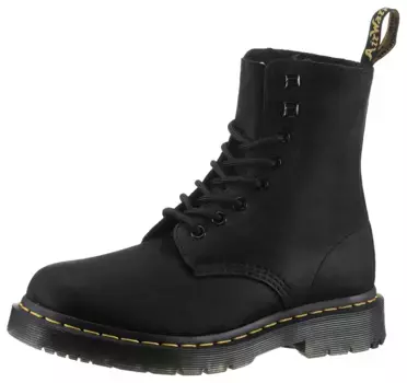 Ботинки на шнуровке DR. MARTENS "1460 Pascal", с уютной теплой подкладкой, черный