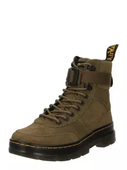 Ботинки на шнуровке Dr. Martens Combs Tech, оливковое