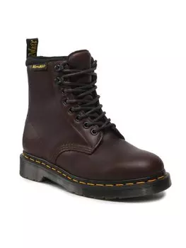 Ботинки на шнуровке Dr. Martens, коричневый