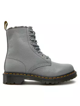 Ботинки на шнуровке Dr. Martens, серый