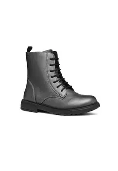 Ботинки на шнуровке ECLAIR WEISS Geox, серебристый