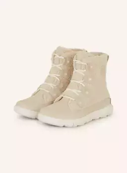 Ботинки на шнуровке explorer next joan cosy Sorel, экрю