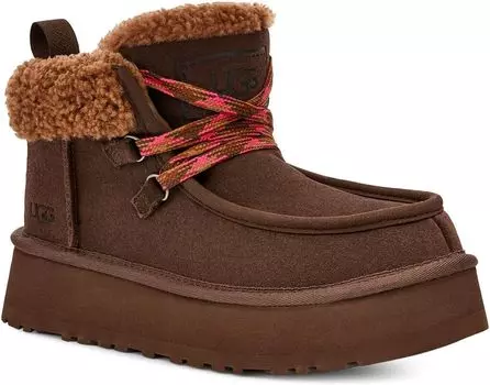 Ботинки на шнуровке Funkarra Cabin Cuff UGG, цвет Burnt Cedar