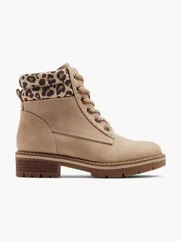 Ботинки на шнуровке Graceland, бежевый