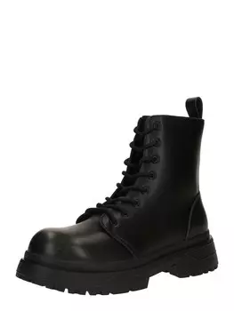 Ботинки на шнуровке GUESS Lace-Up Boots PALERMO, черный