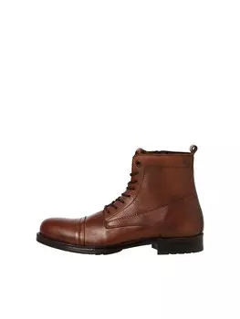 Ботинки на шнуровке JACK & JONES Lace-Up Boots Shaun, цвет chestnut brown