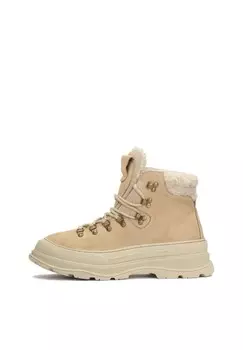 Ботинки на шнуровке Kazar Lace-Up Boots, бежевый