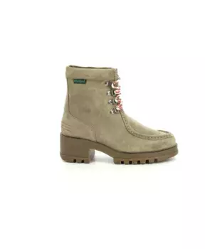 Ботинки на шнуровке Kickers, бежевый