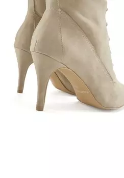 Ботинки на шнуровке LASCANA, бежевый