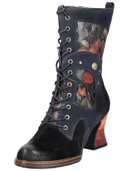Ботинки на шнуровке Laura Vita Lace-Up Boots, морской синий