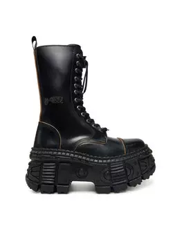 Ботинки на шнуровке M-WALL127N-C4 New Rock, черный