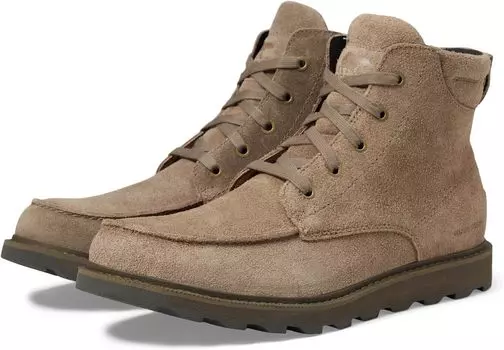 Ботинки на шнуровке Madson II Moc Toe Waterproof SOREL, цвет Omega Taupe/Jet