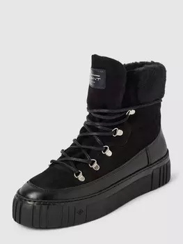 Ботинки на шнуровке, модель "Сноумонт" Gant, черный