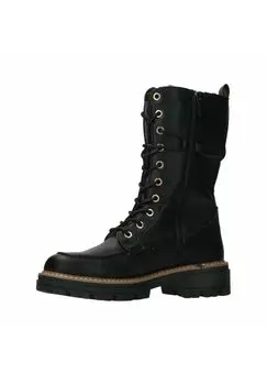 Ботинки на шнуровке Mustang, черные