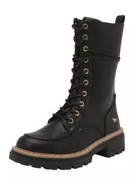 Ботинки на шнуровке MUSTANG, черный