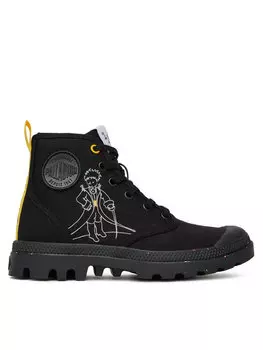 Ботинки на шнуровке Pampa-Petit Prince 74449-008-M Palladium, черный