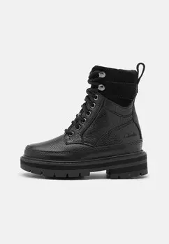 Ботинки на шнуровке Praguestyle Clarks, черный