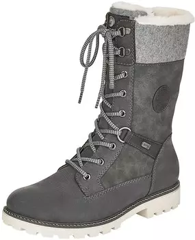 Ботинки на шнуровке REMONTE Lace-Up Boots, цвет grey/light grey/mottled grey