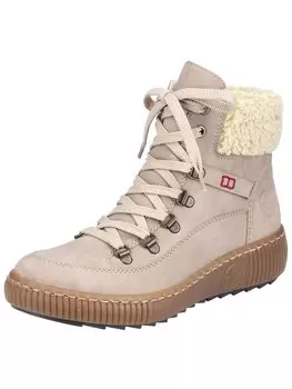 Ботинки на шнуровке Rieker, бежевый/шампанское