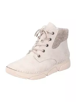 Ботинки на шнуровке Rieker, цвет Cream/Chamois