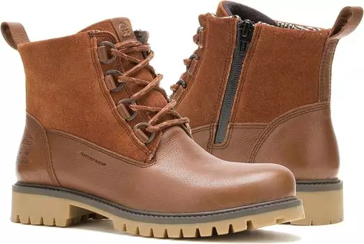 Ботинки на шнуровке Rogue Suede Kamik, цвет Dark Brown