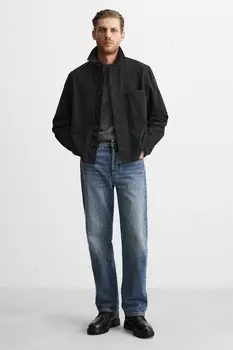 Ботинки на шнуровке с флисовой подкладкой ZARA, черный