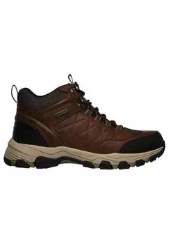 Ботинки на шнуровке Skechers, коричневый