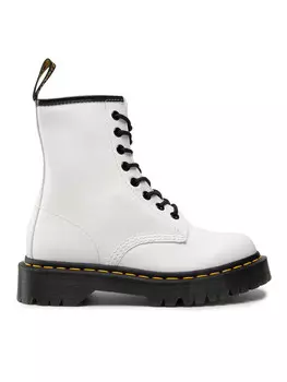 Ботинки на шнуровке Smooth Dr. Martens, белый