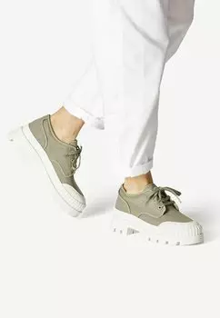 Ботинки на шнуровке Tamaris, зеленый