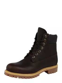 Ботинки на шнуровке Timberland 6IN PREMIUM, темно коричневый