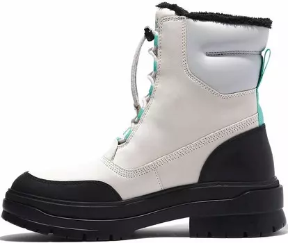 Ботинки на шнуровке Timberland, черный/белый