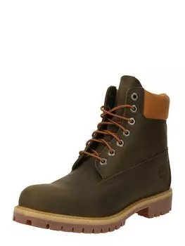 Ботинки на шнуровке Timberland, оливковое